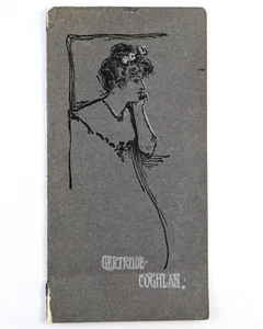 Publicidad de teatro antiguo de la actriz Gertrude Coghlan en Alicia del Viejo Vincennes - Imagen 1 de 7