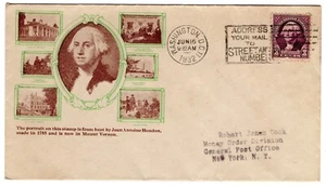 #720 George Washington 1932 FDC - Planty Unlisted - Picture 1 of 2