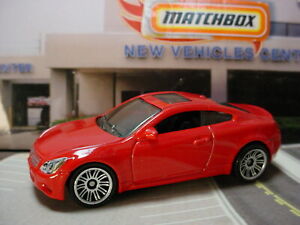 2021 MBX CITY DRIVERS Exclusive 2010 INFINITI G37 COUPE ☆ red ☆Matchbox Loose
