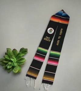 Bufanda de Faja de Estola de Graduación Mexicana 2024 - Suela de Estola de Graduación - Imagen 1 de 2