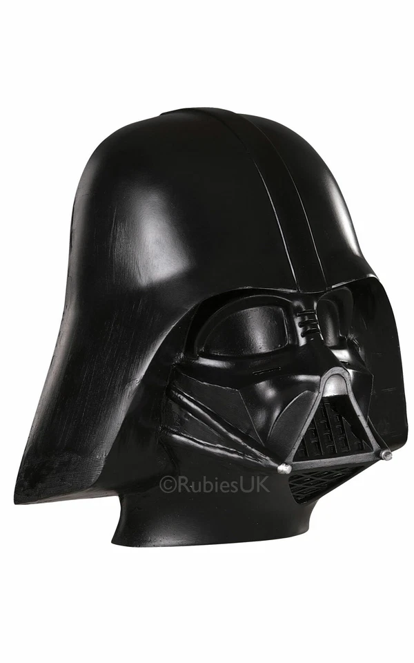 Official DARTH VADER MOULDED MASK Fancy Dress Star Wars Accessory - Image 1 of 1