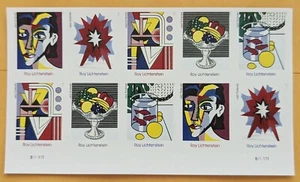 U.S.A. Art/ Roy Lichtenstein. Plate Strip of 10v, Forever stamps 2023 - Picture 1 of 2