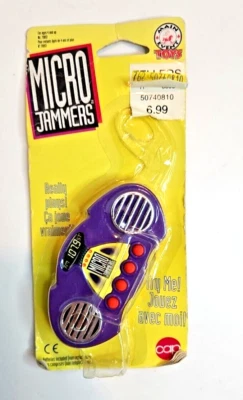 Vintage 1995 Micro Jammers Funky Rappin' Boom Box Cap Toys Inc. Dead Battery - Image 1 of 4