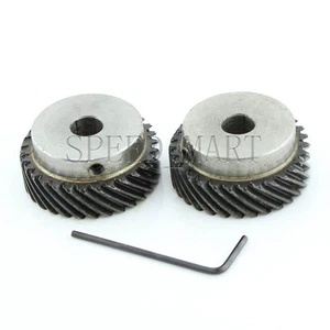 2x 1M-30T Metal Espiral Bisel Rueda Engranaje Motor De 90° Engranaje 30 Dientes 8mm Agujero - Imagen 1 de 4