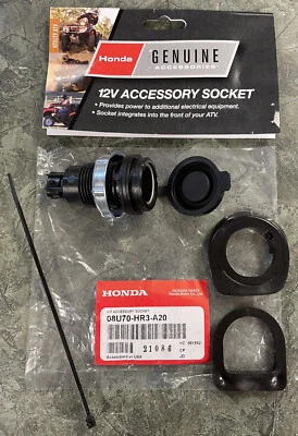 Kit de enchufes accesorios 12V 2014-2025 Honda TRX420 Rancher 420 OEM 08U70-HR3-A20 Foto 1 de 4