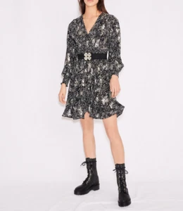Maje Women's Dress Size 1 / 36 FR Polka Dot Sequin MFPRO01577 - Picture 1 of 10