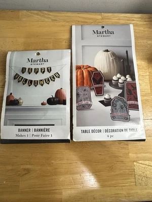 Decoración de mesa y pancarta colgante de Halloween Martha Stewart Foto 1 de 4