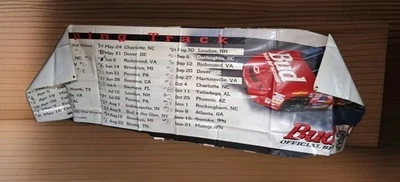 Budweiser 1998 - 1114”x 34” - Banner de calendario vintage de NASCAR #50 Ricky Craven-3 Foto 1 de 4