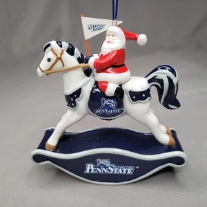 Penn State Nittany Löwen Ornament Schaukelpferd Weihnachtsmann NCAA Weihnachten 2006 - Bild 1 von 20