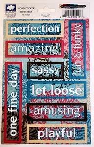 DownTown Collections Word Stickers Cloud 9 Design Cardstock Stickers - Picture 1 of 1