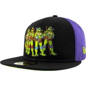Teenage Mutant Ninja Turtles Quad Colors New Era 59Fifty Fitted Hat Multi-Color - Picture 1 of 60