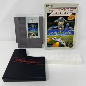 Zanac NES 1987 Nintendo Entertainment System Boxed -Game & Box W/ Foam & Cover
