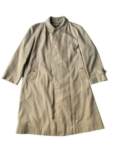 Gabardina vintage de Burberry para hombre 52R beige a cuadros Nova años 90 Y2K - Imagen 1 de 12
