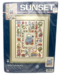 Dimension Sunset Counted Cross Stitch Kit 13125 Garden Treasures New - Picture 1 of 4