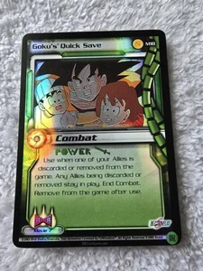 DBZ Dragon Ball Z FOIL Goku's Quick Save M18 CCG Limited Android Saga MP Subset - Picture 1 of 5