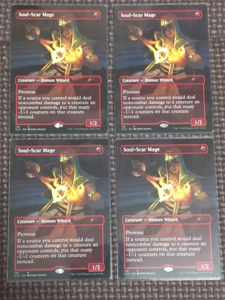 SoulScar Mage Card Set 4 Classic Magic The Gathering NM - Image 1 of 1