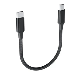 1.6FT/0.5M USB-C to Mini USB Cable, Short Braided Type C Mini-B 1.6FT - Afbeelding 1 van 8
