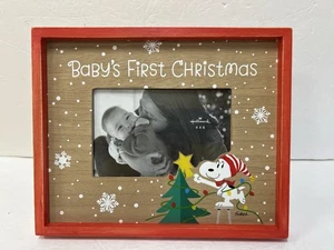 Hallmark Snoopy Babys erste Weihnachten Peanuts 4x6 Foto Bilderrahmen - Bild 1 von 5