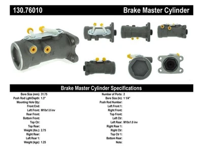 Cilindro maestro de freno compatible con Isuzu NPR NPR-HD Reach 1994-2014 PIEZAS CÉNTRICAS Foto 1 de 4
