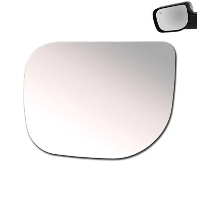 Reemplazo de vidrio espejo retrovisor para conductor Nissan Titan 2004-2008 lado izquierdo plano + adhesivo Foto 1 de 4