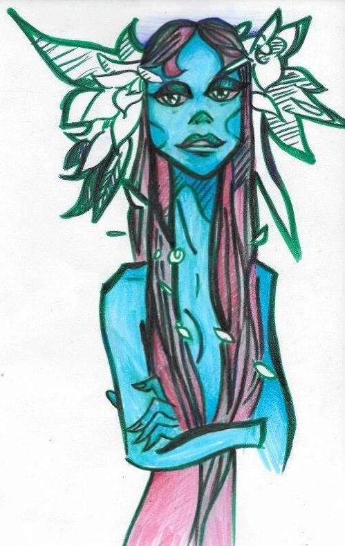 Coachella Nature SoCal Girl 🌺 красочные иллюстрации 5x3 - Изображение 1 из 3