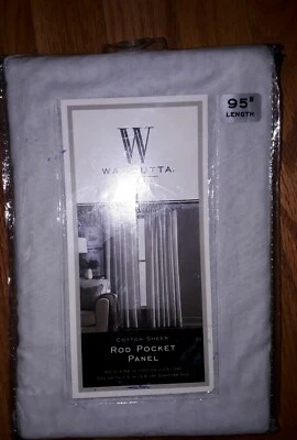 Wamsutta Cotton Sheer Rod Pocket Panel  - Image 1 of 4