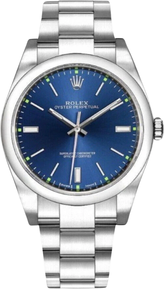 Rolex Oyster Perpetual 114300 Pulsera Oyster de Plata con Bisel de Plata Foto 1 de 1