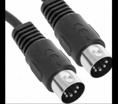 MIDI KABEL 1,5 MT FÜR SYNTHESIZER --NEED SUCHE ANALOG SYNTHESIZER OBX CHROMA+ALL - Bild 1 von 4