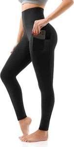 SINOPHANT High Waisted Leggings with Pockets Women, Buttery Soft Elastic Tummy C - Picture 1 of 27