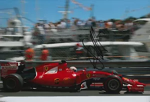 Sebastian Vettel Hand Signed 12x8 Photo F1 Scuderia Ferrari 19. - Picture 1 of 1