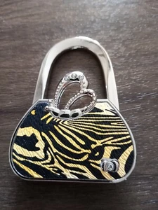  Handtasche Handtasche Haken Taschenaufhänger, Handtasche geformt schwarz & weiß kostenloser Versand $7,50 - Bild 1 von 3