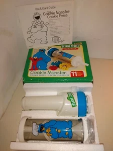 Hamilton Beach Sesame Street Cookie Monster Cookie Press Rare Open box New ABC - Picture 1 of 12