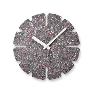 Horloge murale Lemnos HIL22-11A MID analogique PANECO HORLOGE / PIERRE cercle fendu Japon - Photo 1/6