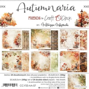 8" x 8" Scrapbooking Paperpad Cardstock Autumnaria 24 Blatt - Bild 1 von 9