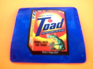 2022 Wacky Packages 3rd Series "MINIS 3D" MINI Sticker "TOAD DETERGENT" - Picture 1 of 1