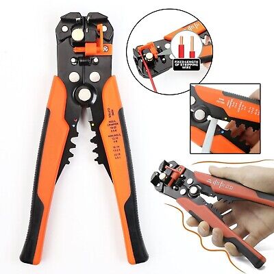 Self-adjustable Automatic Cable Wire Crimper Crimping Tool Stripper Plier Cutter • 7.95£