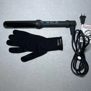 NuMe Curling Wand 25MM / 1" Black Tourmaline HB025B and Heat Protectant Glove - Picture 1 of 6