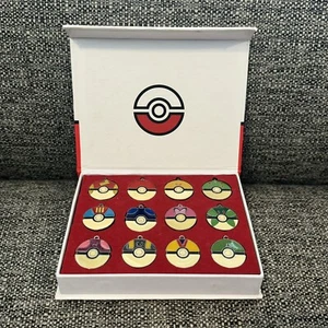 Pokémon League Gym Badge Brooch Sets Hoenn Box Set  12 Evolutions Anime Picachu - Picture 1 of 20
