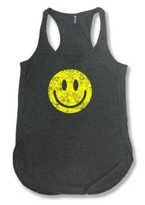 NEU BEDRUCKTES GRAFIKDESIGN LUSTIG NIEDLICH BEQUEM SMILE ART WORKOUT FITNESS TANKTOP - Bild 1 von 6