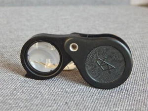 Vintage sowjetische Präzisionsklappbare Lupe 7 x professionell Made in UdSSR - Bild 1 von 8