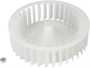 WHIRLPOOL Tumble Dryer Ventilation Fan Wheel Rear & Nut M6 C00860600 - Picture 1 of 4