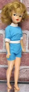 Vintage Ideal Toy Corp Tammy Doll BS-12 1 Blue Romper Outfit 12" - Picture 1 of 14