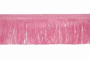 LIGHT PINK FRINGE TASSEL TRIMMING, FRINGING TASSEL, 4" INCH-10CM DROP X 1METRE - Picture 1 of 1
