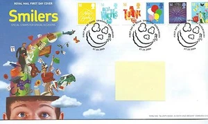 GB - FIRST DAY COVER - FDC - COMMEMS -2006- SMILERS - Pmk GRINSHILL, SHREWSBURY - Picture 1 of 1