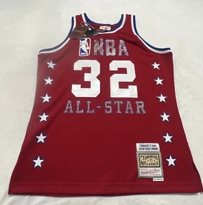 Maglia Mitchell & Ness NBA Rhinestone Swingman M All Star 1988 Magic Johnson nuova con etichette - Foto 1 di 14