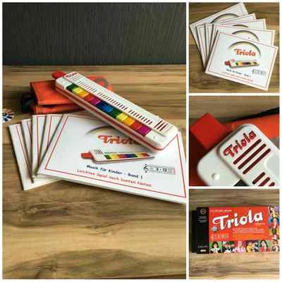 C.A. Seydel Söhne TRIOLA 12 + 5 Liederhefte + Tragbeutel Geschenk-Paket 2025