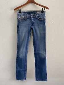 DIESEL LIV 0089L Strech Straight Leg Jeans Embellished Pockets 27 x 30.5