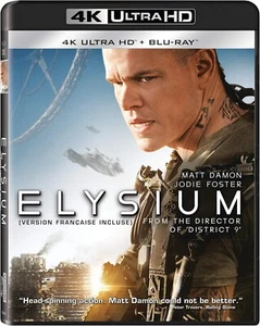 PLAYED ONCE NO SLIP Elysium (4K / Blu-ray) Blomkamp Matt Damon - Picture 1 of 1