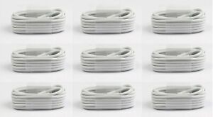 100x Wholesale Lot 5ft For Iphone 5 6 7 8 8Plus X MAX 11 Usb Charger Cord Cable 
