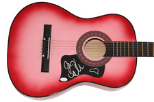 Judy Collins Signed Autograph Pink Acoustic Guitar - Wildflowers w/ JSA COA